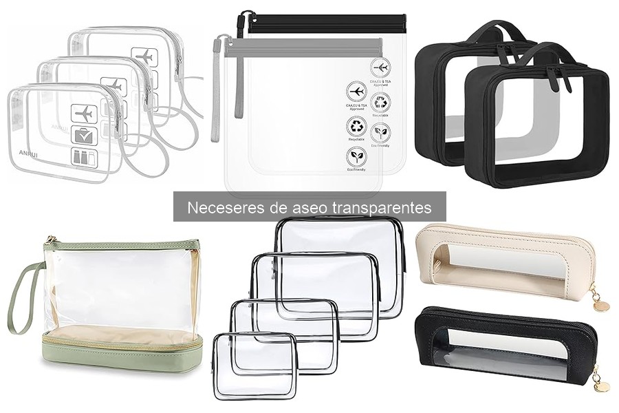 Materiales Comunes en Neceseres de Aseo Transparentes