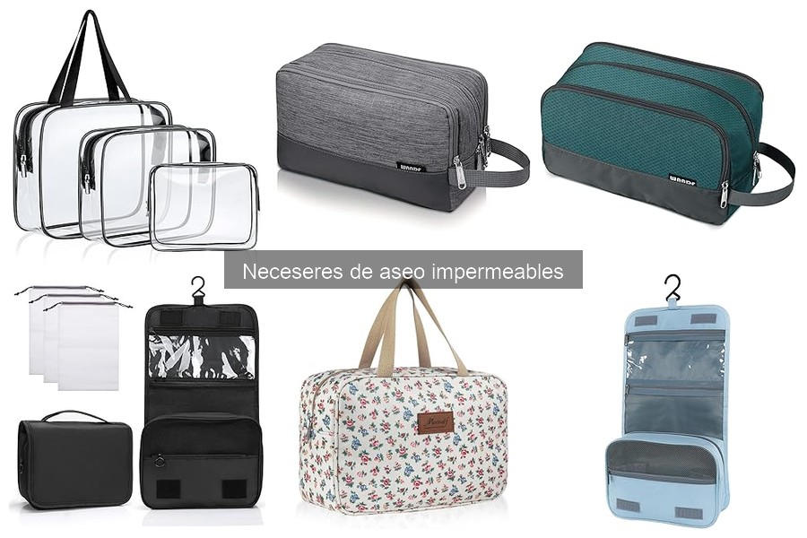 Materiales de Neceseres de Aseo Impermeables y Ventajas