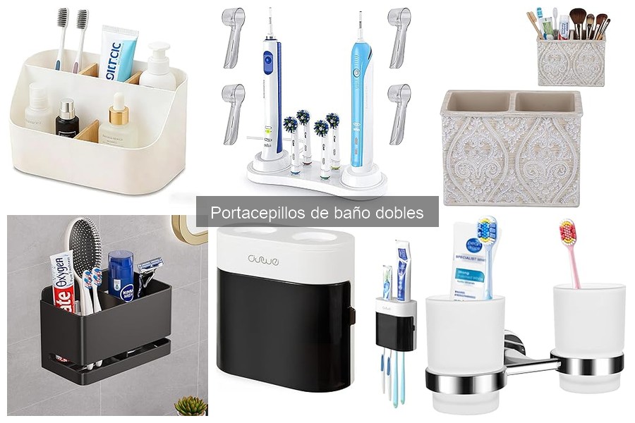 Materiales más duraderos para portacepillos dobles