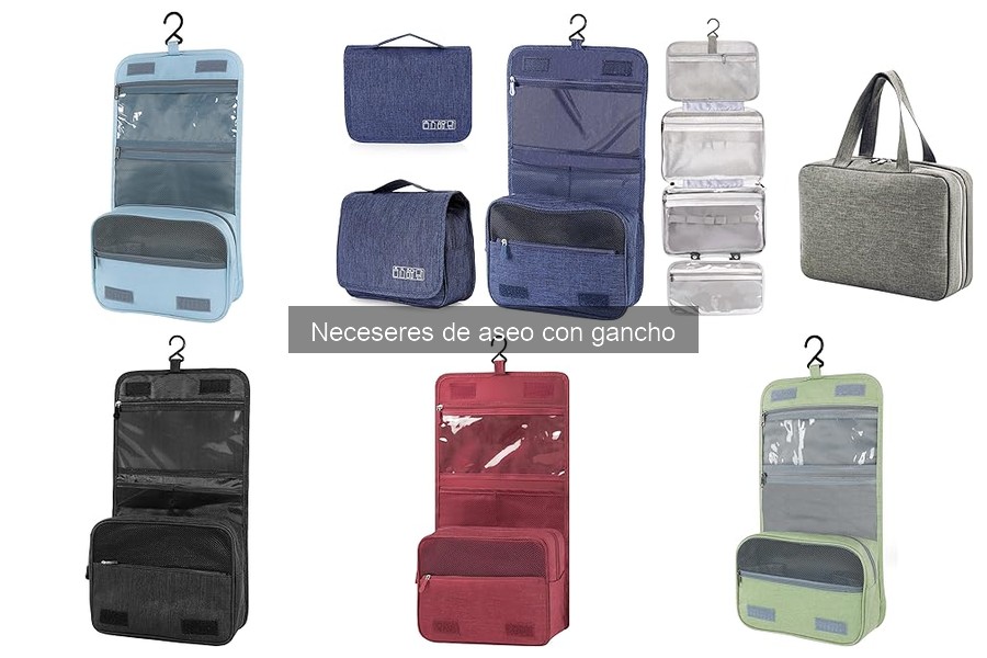 Mejores accesorios compatibles con neceseres de aseo con gancho