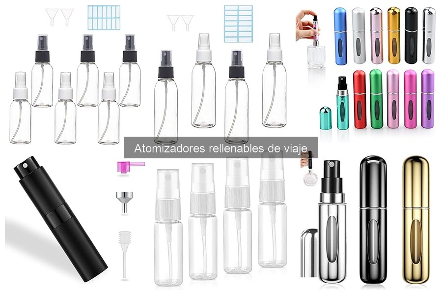Mejores atomizadores rellenables para viajar en avión