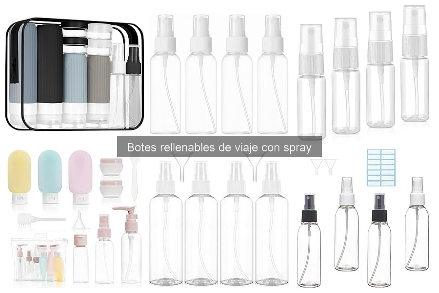 Mejores botes rellenables de viaje con spray en 2023