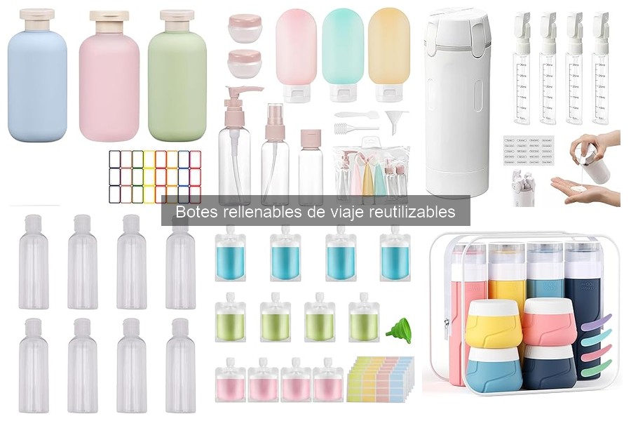 ** Mejores botes rellenables de viaje reutilizables para embarazadas