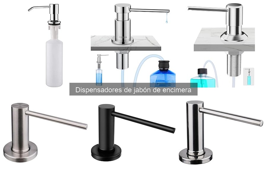 Mejores dispensadores de jabón de encimera para espacios pequeños