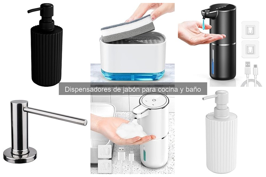 Mejores dispensadores de jabón para cocinas pequeñas