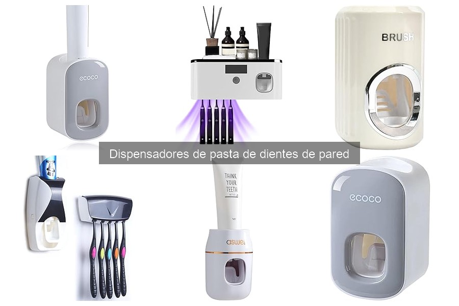 Mejores dispensadores de pasta de dientes de pared para familias