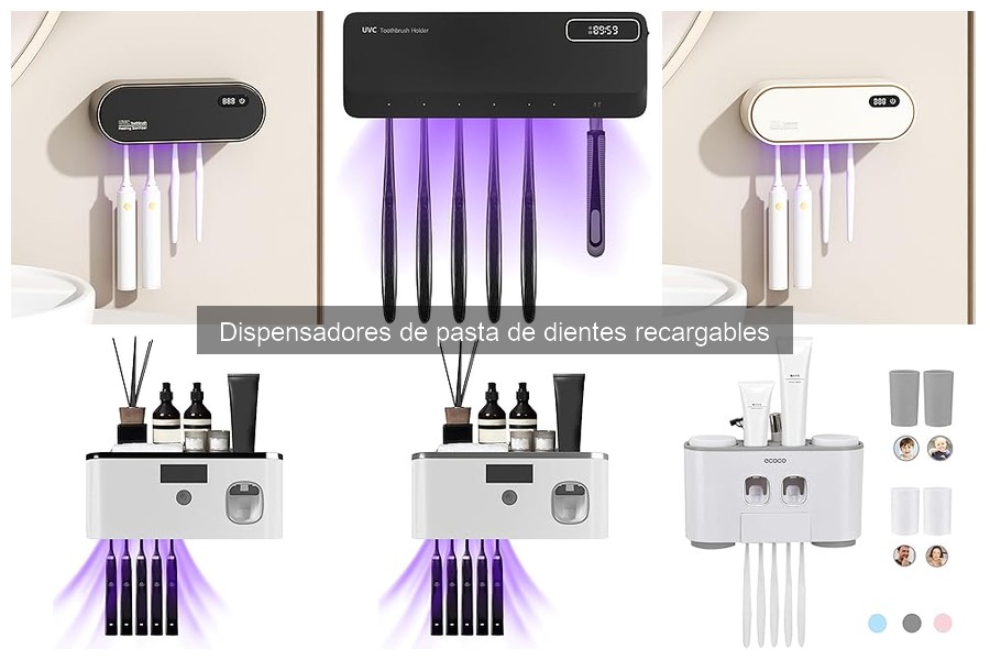 Mejores dispensadores de pasta de dientes recargables 2023