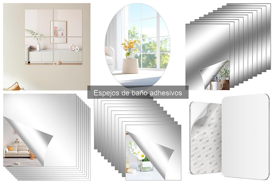 Mejores espejos adhesivos para espacios pequeños en baño