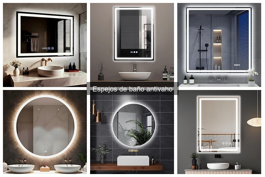 Mejores espejos de baño antivaho para espacios pequeños