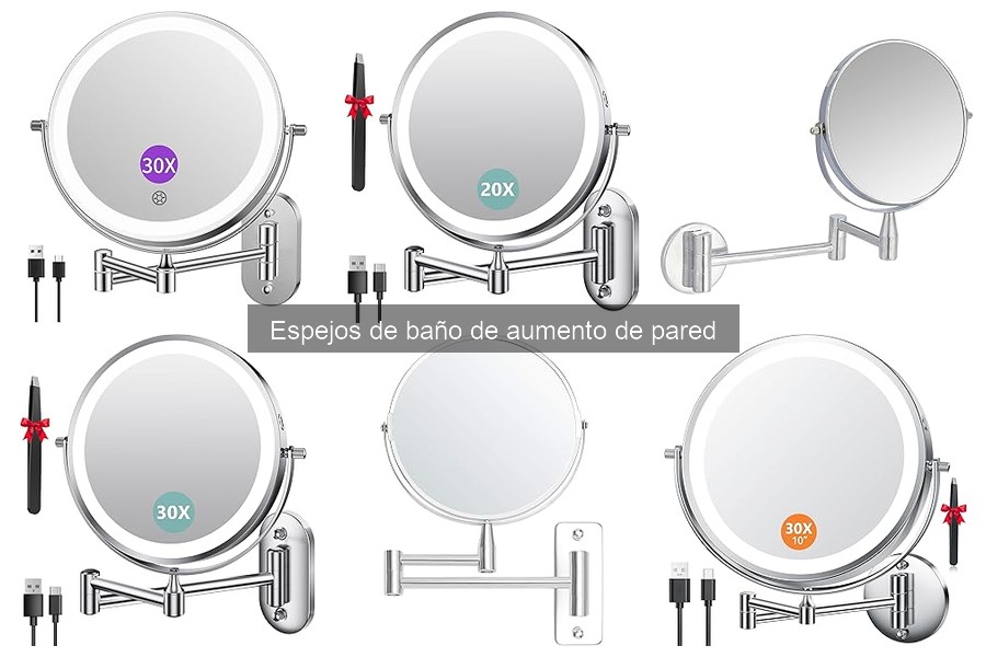 Mejores espejos de baño de aumento para maquillaje