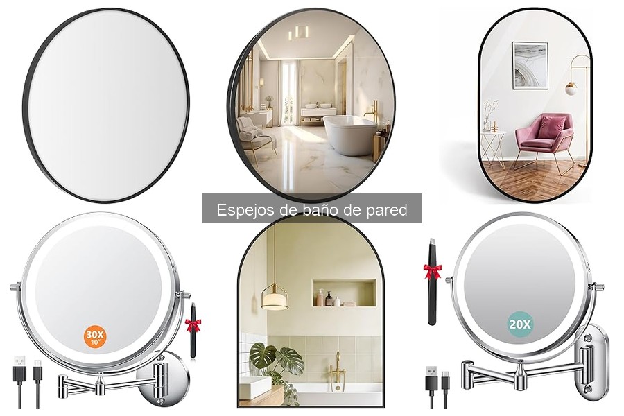 Mejores espejos de baño de pared para espacios pequeños