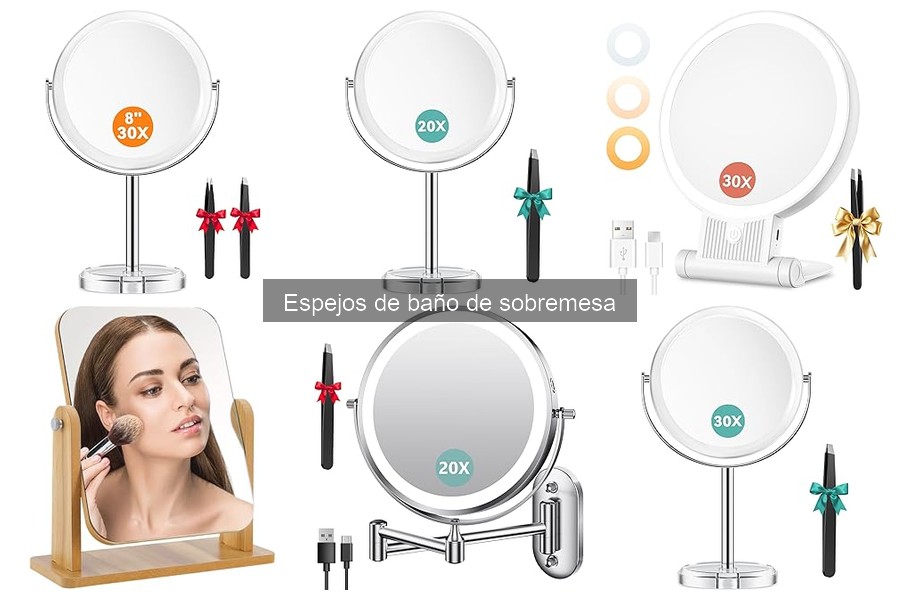 Mejores espejos de baño de sobremesa para maquillaje 2023