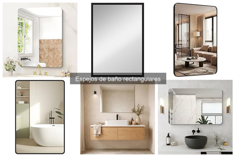Mejores espejos de baño rectangulares para espacios pequeños