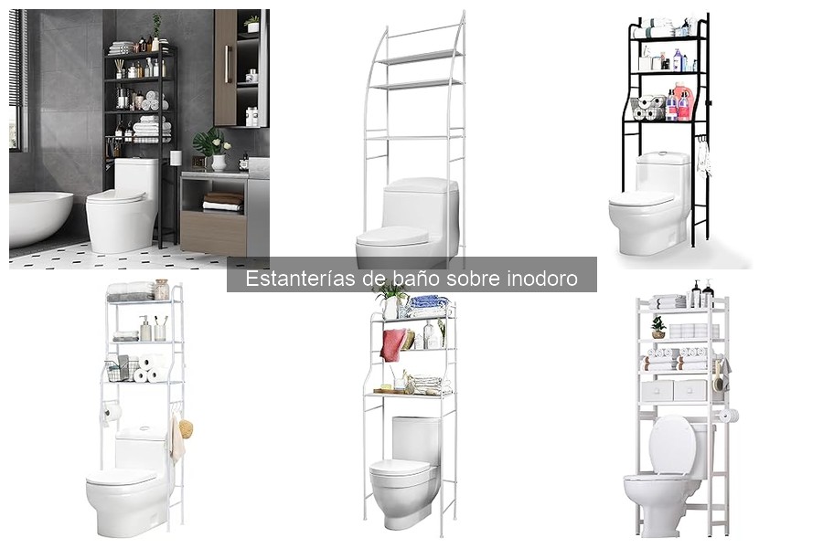 Mejores estanterías sobre inodoro para baños pequeños