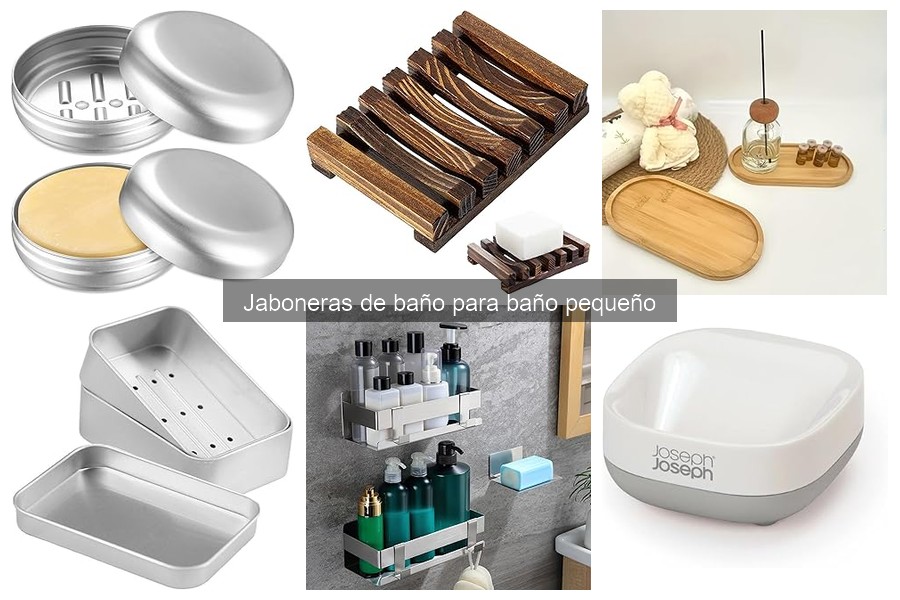 Mejores jaboneras para baños pequeños en 2023: Comparativa