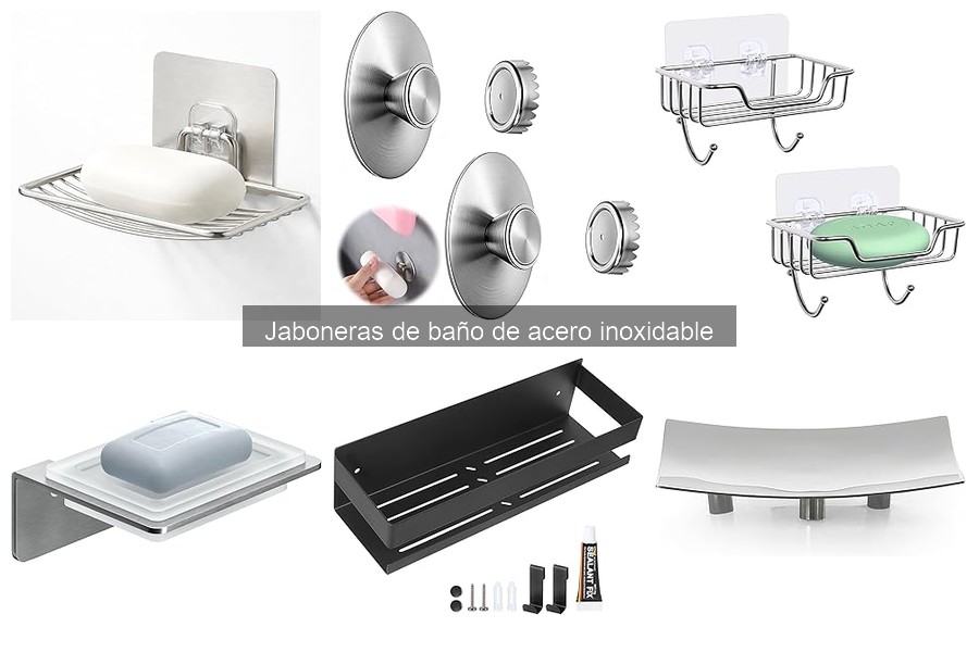 Mejores jabones para jaboneras de acero inoxidable