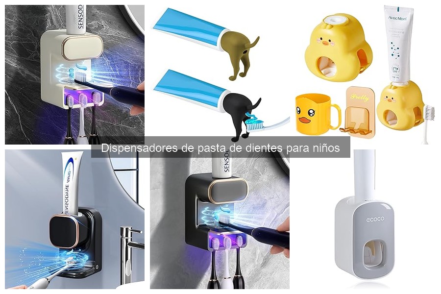 Mejores lugares para comprar dispensadores de pasta de dientes para niños