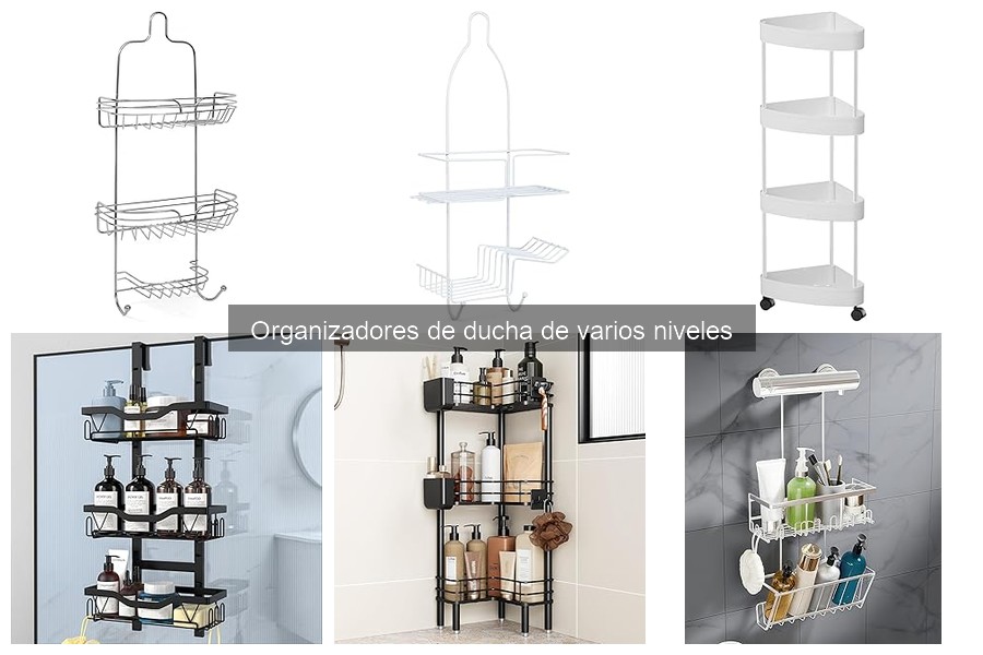 Mejores lugares para comprar organizadores de ducha de varios niveles