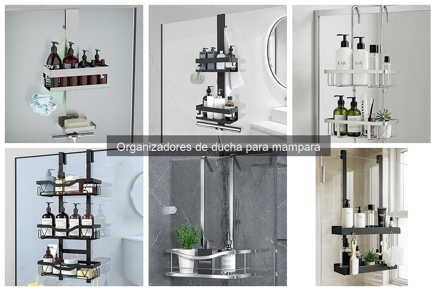 Mejores lugares para comprar organizadores de ducha para mampara