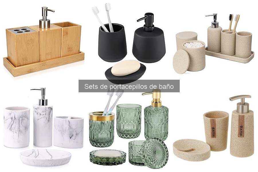 Mejores lugares para comprar sets de portacepillos de baño