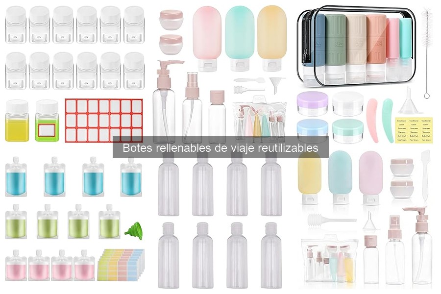Mejores marcas de botes rellenables de viaje reutilizables