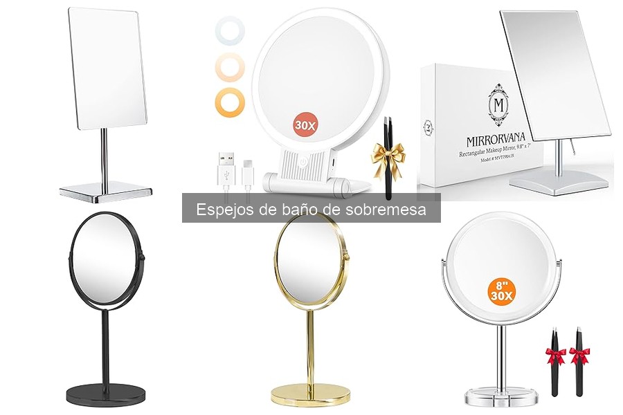 Mejores marcas de espejos de baño de sobremesa y opiniones