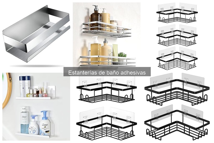 Mejores marcas de estanterías de baño adhesivas para tu hogar