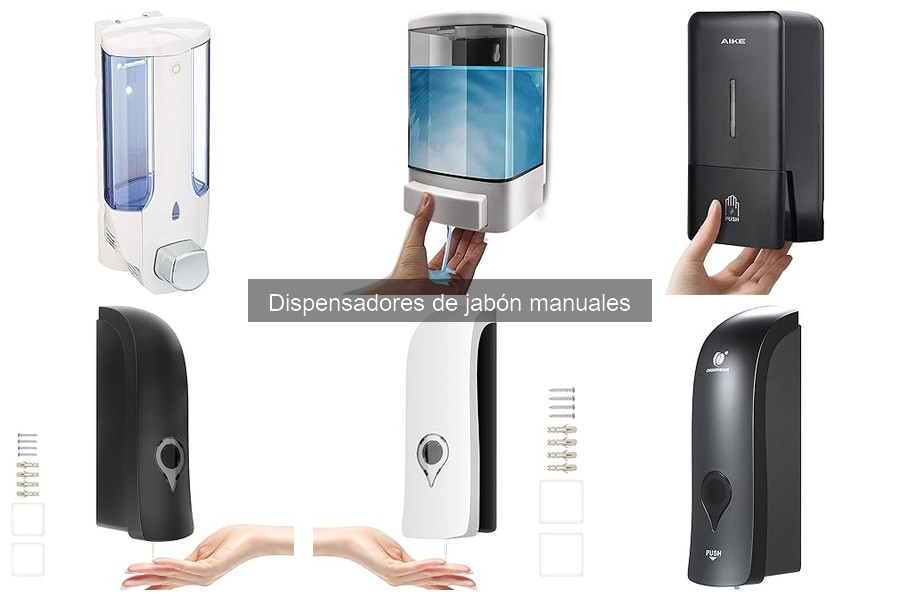 Mejores materiales para dispensadores de jabón manuales