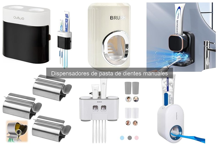 Mejores materiales para dispensadores de pasta de dientes manuales