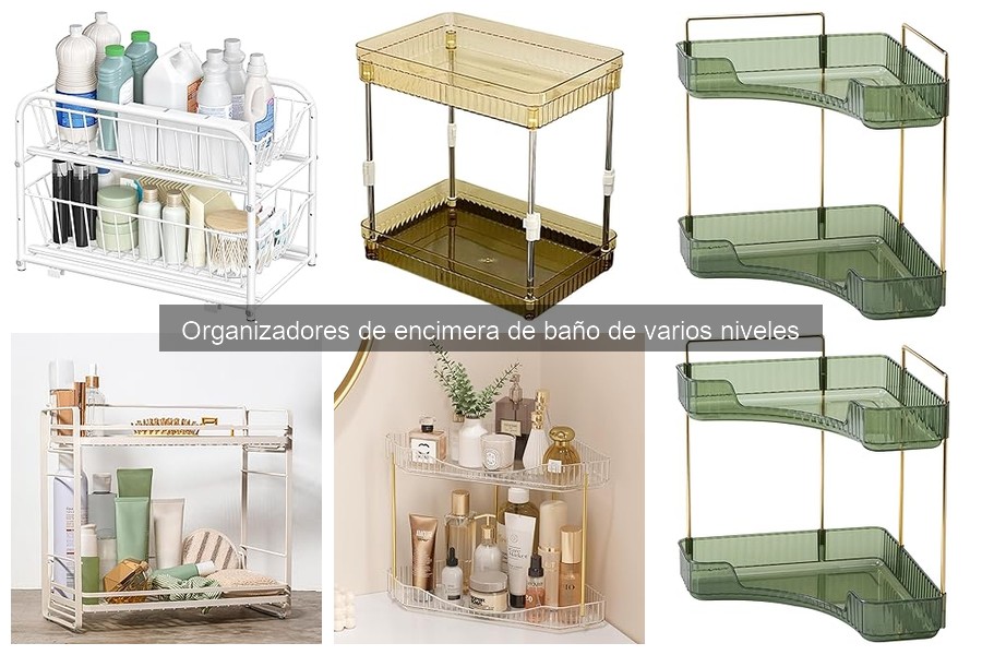 Mejores materiales para organizadores de encimera de baño