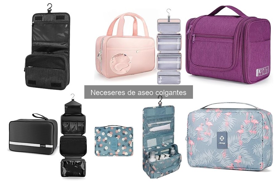 Mejores neceseres de aseo colgantes para tus viajes