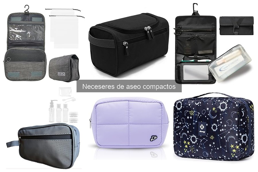 Mejores neceseres de aseo compacto para hombre y mujer