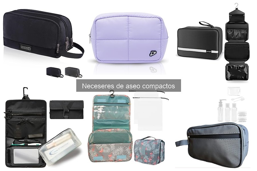 Mejores neceseres de aseo compactos para viajes 2023