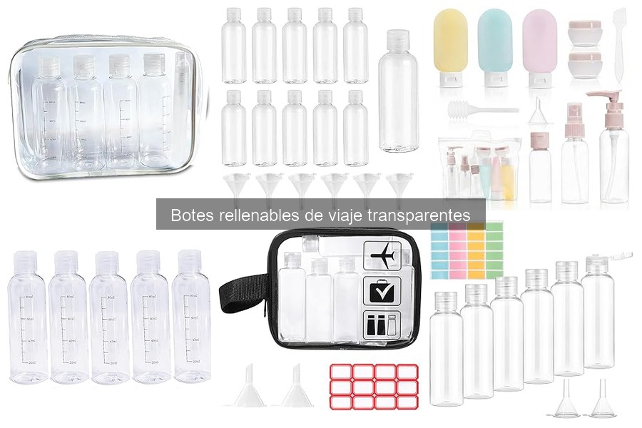 Mejores Ofertas y Precios de Botes Rellenables de Viaje