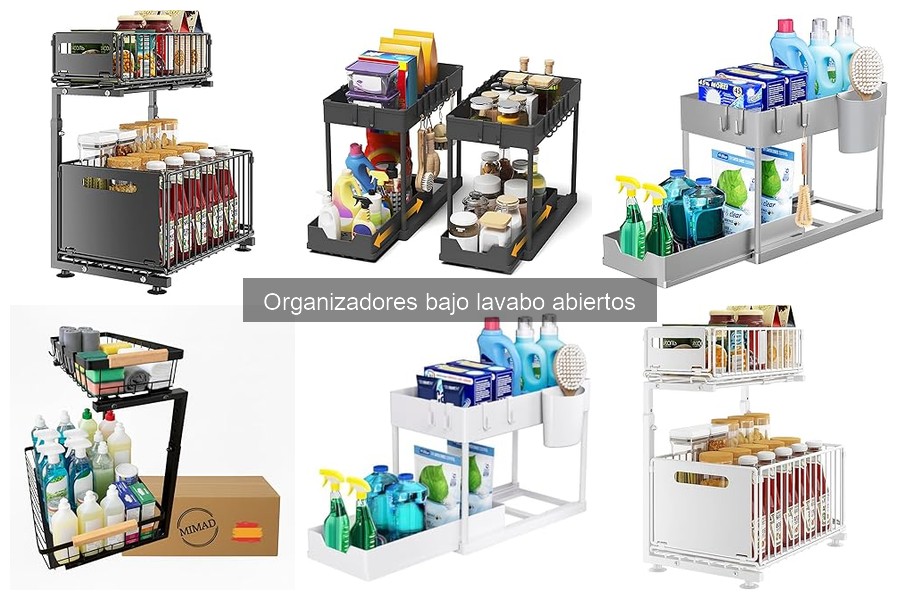 Mejores organizadores bajo lavabo abiertos: comparativa 2023