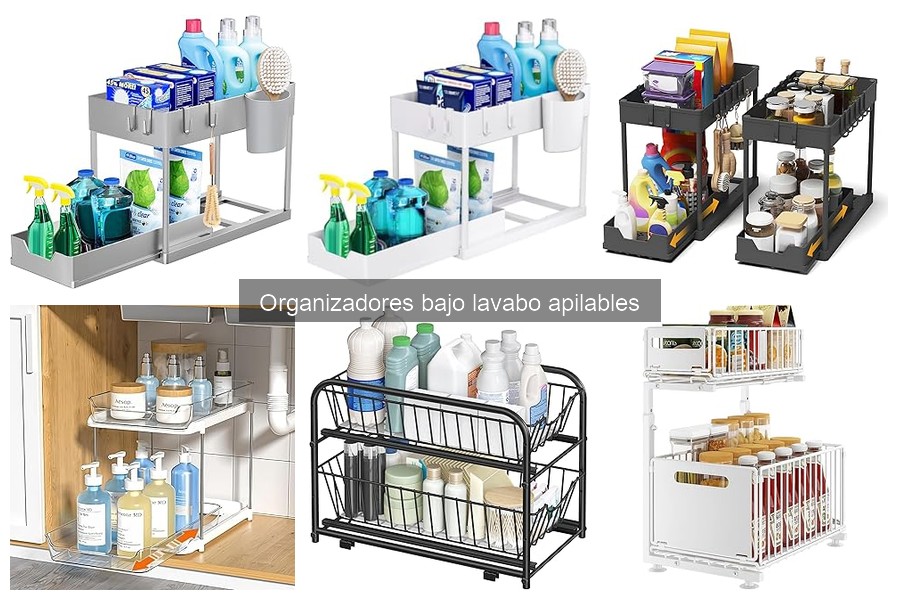 Mejores organizadores bajo lavabo apilables: marcas recomendadas