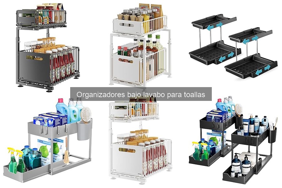 Mejores organizadores bajo lavabo para toallas en 2023