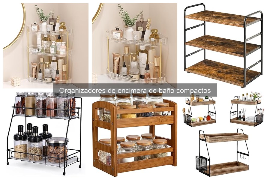 Mejores Organizadores Compactos de Encimera para Baños Pequeños