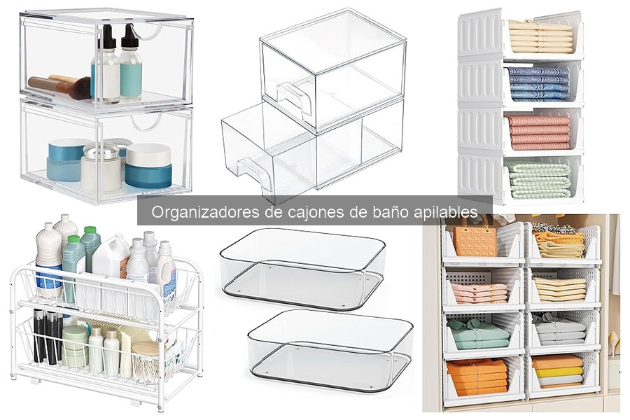 Mejores organizadores de cajones de baño apilables 2023