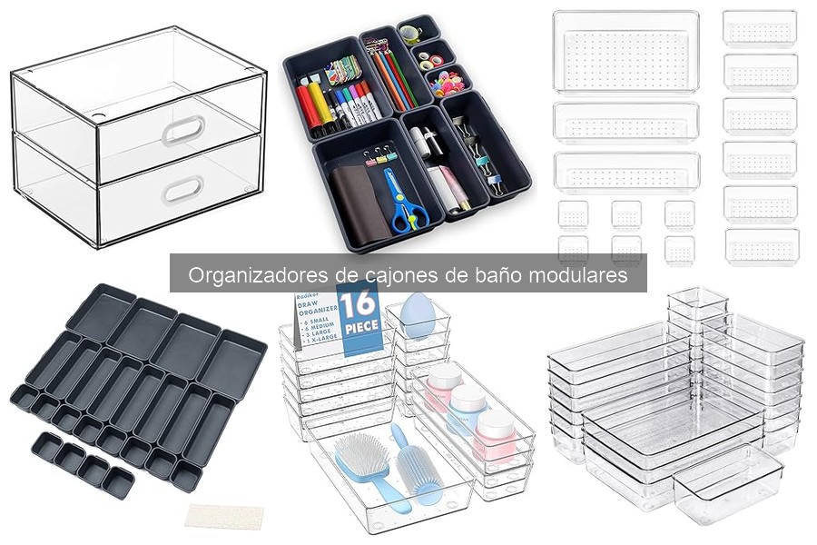 Mejores organizadores de cajones de baño modulares en 2023