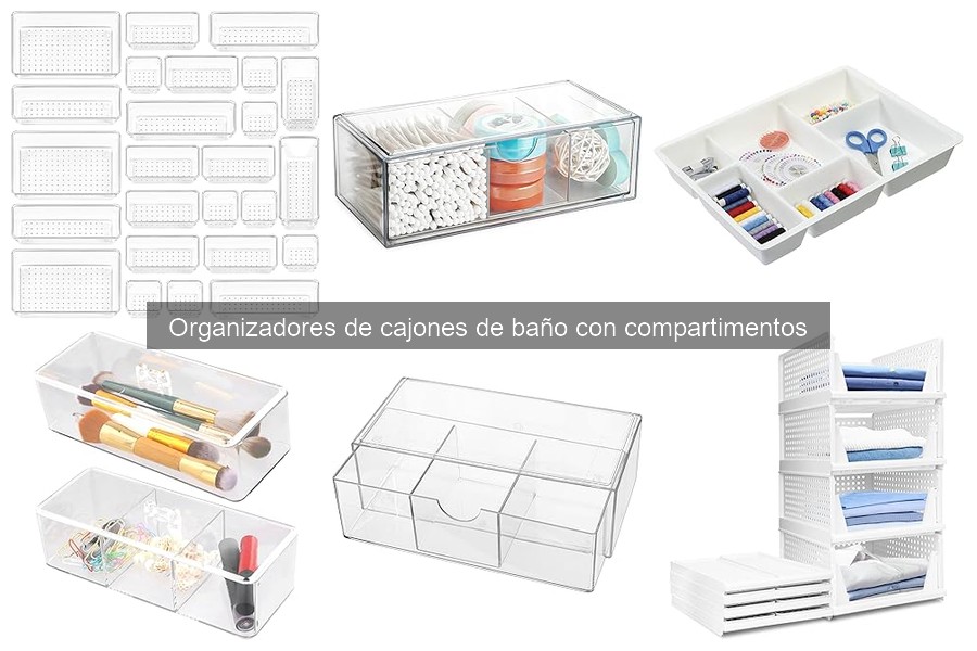 Mejores organizadores de cajones de baño para espacios reducidos