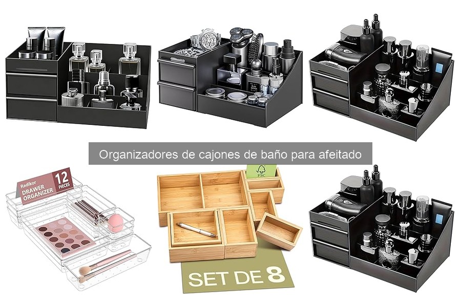 Mejores organizadores de cajones para afeitado en 2023