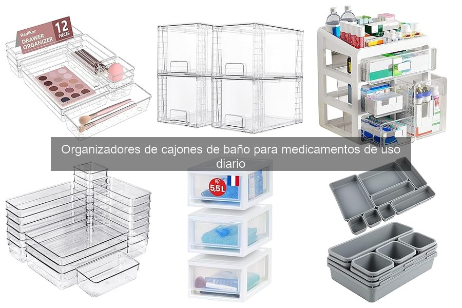 Mejores organizadores de cajones para medicamentos en 2023