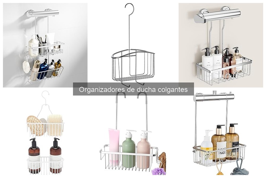 Mejores organizadores de ducha colgantes del mercado