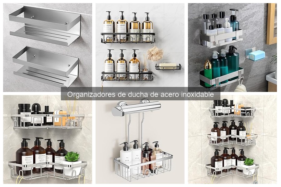Mejores organizadores de ducha de acero inoxidable en 2023