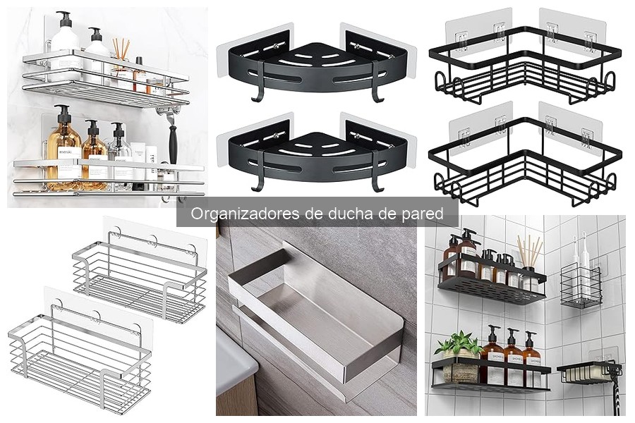 Mejores organizadores de ducha de pared: comparativa 2023