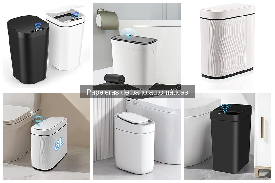 Mejores papeleras automáticas para baños pequeños