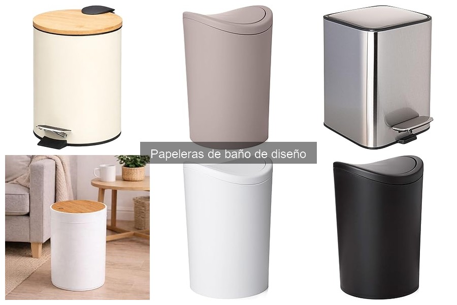 Mejores papeleras de baño de diseño según opiniones