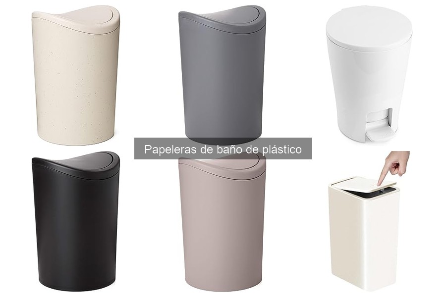 Mejores papeleras de baño de plástico: guía 2023