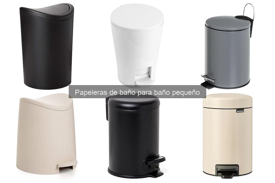 Mejores Papeleras de Baño para Apartamentos Pequeños